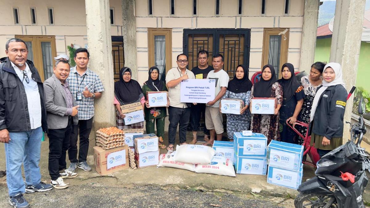 Tanggap Bencana, BRI Peduli Bergerak Cepat Salurkan Bantuan Bagi Warga Terdampak di Wilayah Sumatera 