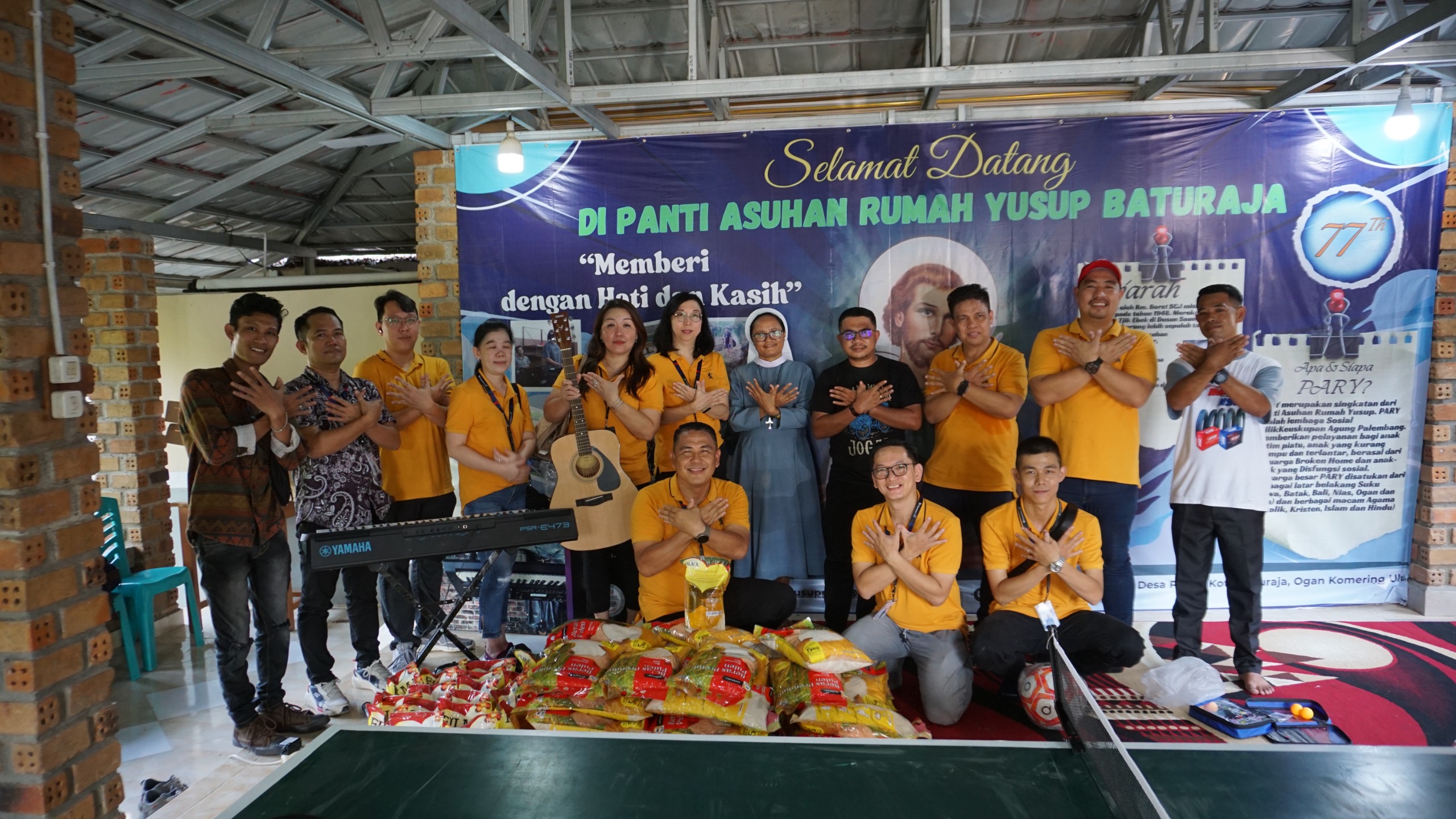 Thamrin Group Salurkan CSR ke Panti Asuhan Rumah Yusup Baturaja