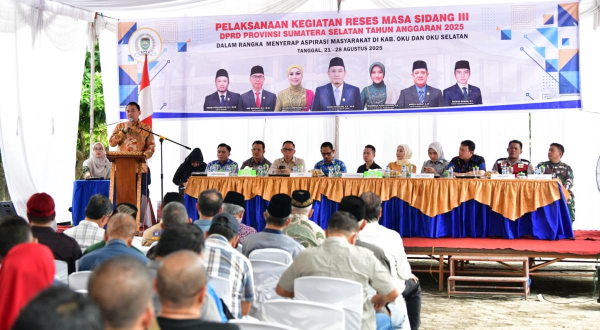 Anggota DPRD Provinsi Sumsel Dapil V Gelar Reses, Ini Persoalan yang Banyak Dikeluhkan Warga