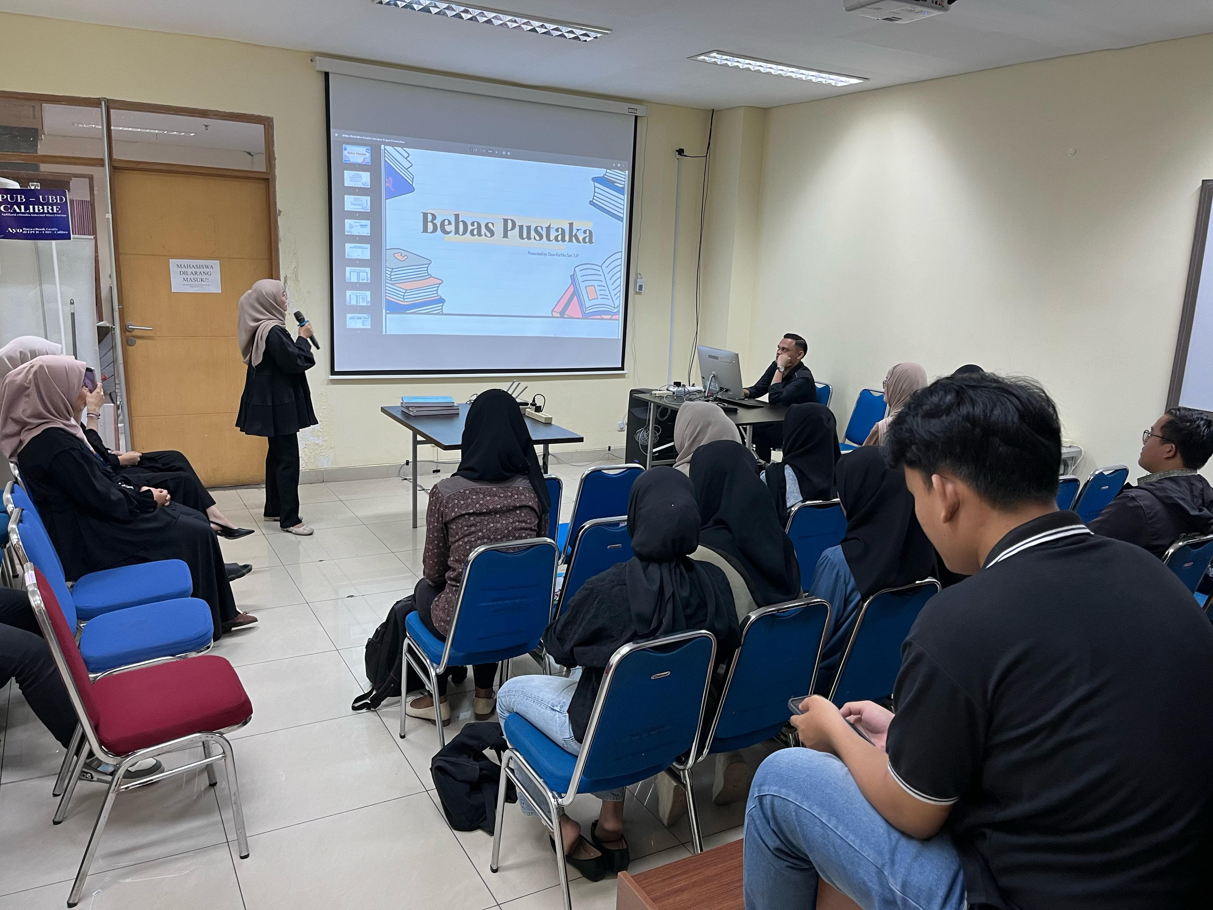 Perpustakaan UBD Sukses Gelar Workshop Bebas Pustaka