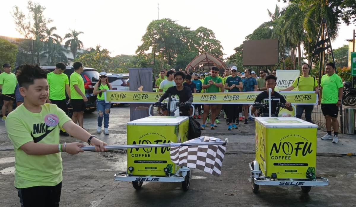 Nofu dan Langkah Kita Management Gelar Nofu Loops Morning Run, Hadiah Puluhan Juta Rupiah