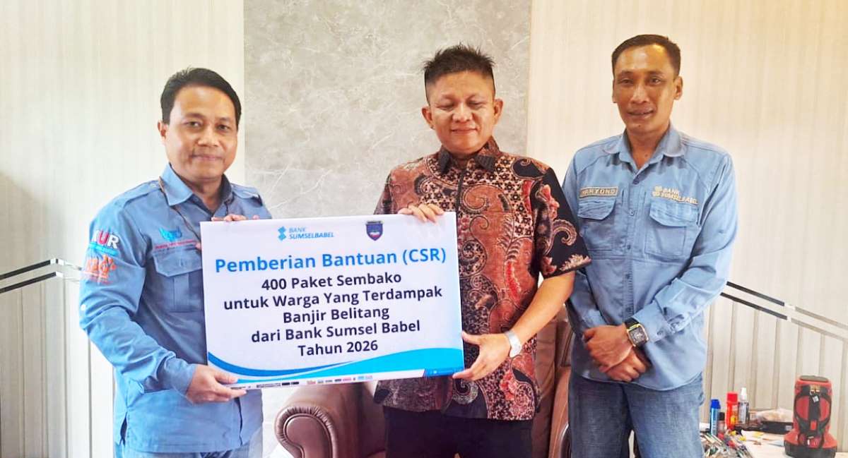 Peduli Banjir Belitang, BSB Berikan Ratusan Paket Sembako