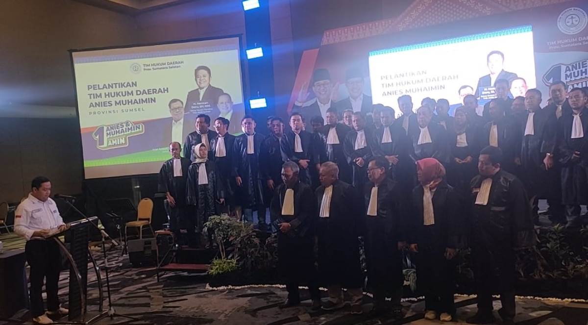 Ribuan Advokat di Sumsel Deklarasikan Menjadi Tim Hukum Daerah AMIN