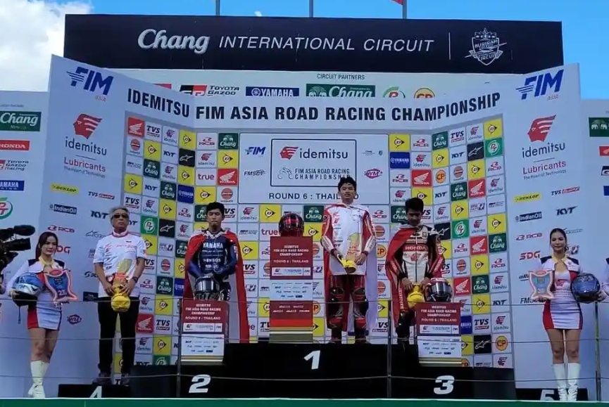 Hasil Race 1 Chang Circuit, Fadillah Arbi Aditama dan Astra Honda Pastikan Sebagai Juara Asia ARRC AP250