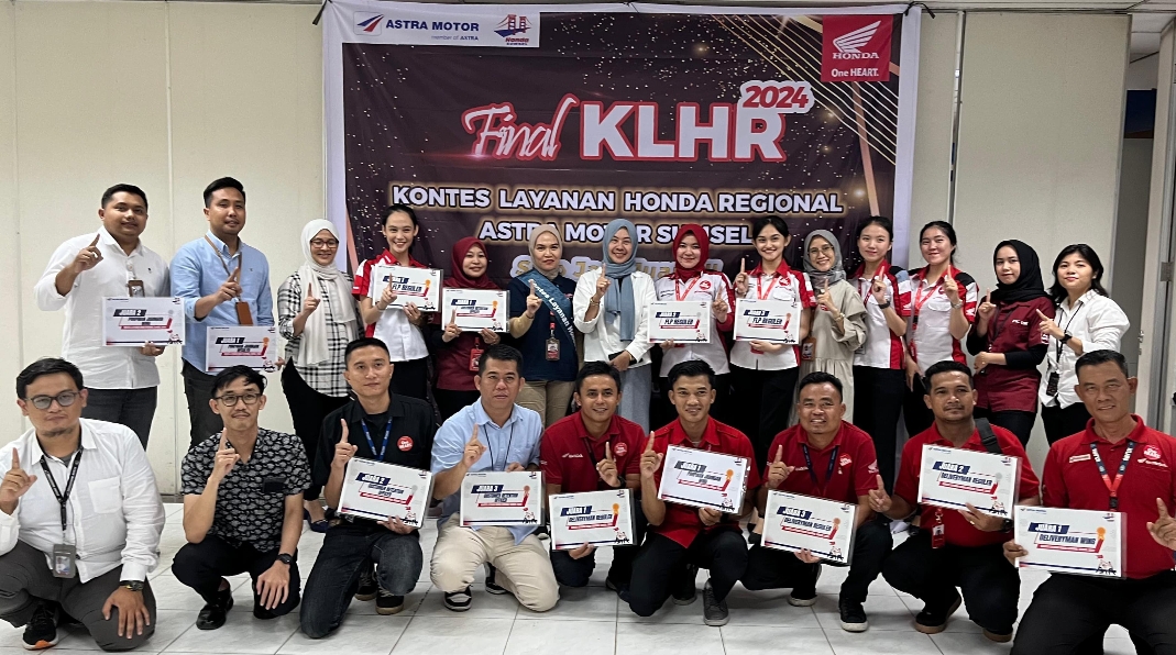 Inilah Daftar Pemenang Kontes Layanan Honda Regional Sumsel 2024, Silahkan Cek di Sini