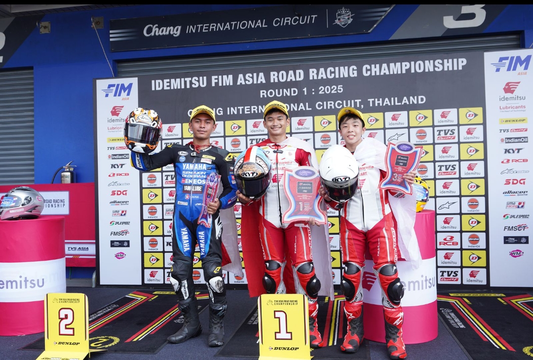 Sapu Bersih Juara Race 1 dan 2, CBR250RR Double Winner, Astra Honda Borong 5 Podium di ARRC Buriram