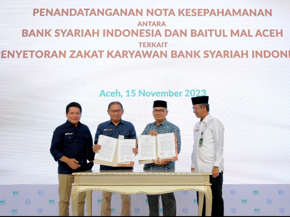 BSI Sinergi dengan Baitul Mal, Perkuat Ekosistem Ziswaf di Aceh