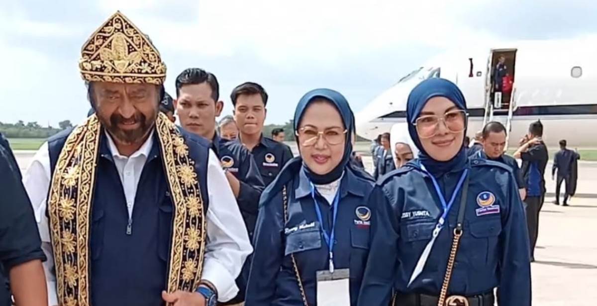 Renny Astuti Ikut Hadiri Kampanye Surya Paloh di Palembang, Siap Jalankan Instruksi Pilpres dan Pileg 2024