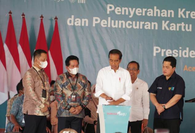 Dukung Ketahanan Pangan, Presiden Jokowi Luncurkan Kartu Tani Digital dan KUR BSI di Aceh