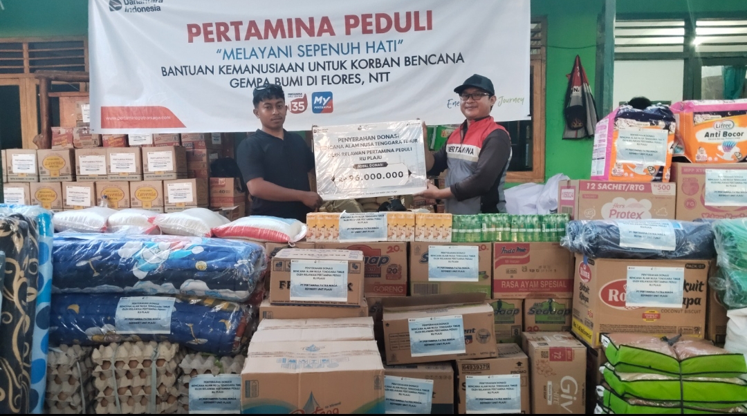 Kilang Plaju Kirimkan Bantuan Sembako dan Perlengkapan Darurat ke Manggarai NTT, Wujud Solidaritas Kemanusiaan