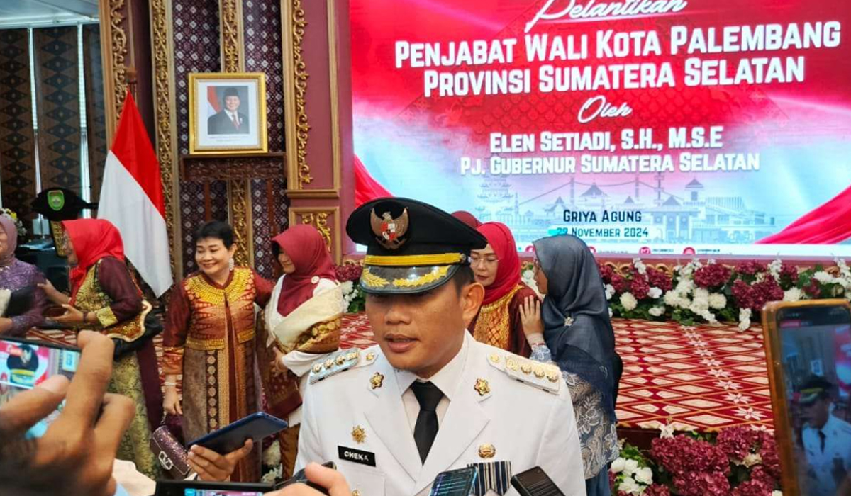 Resmi, Cheka Virgowansyah Jadi Pj Walikota Palembang, Sipa Lajutkan Program Kerja Pejabat Terdahulu