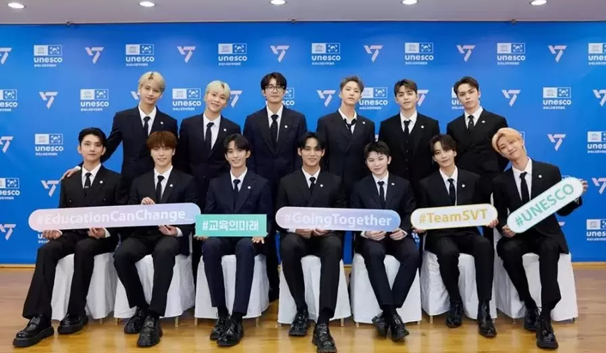 Keren! Seventeen Boy Jadi Boy Grup Korea Pertama yang Berpidato di UNESSCO