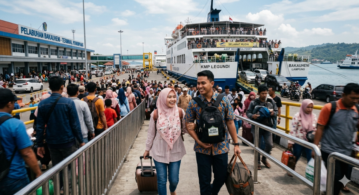 Hendak Mudik ke Belitang, Pria Ini Malah Bablas Sampai Bakauheni gegara Ketiduran