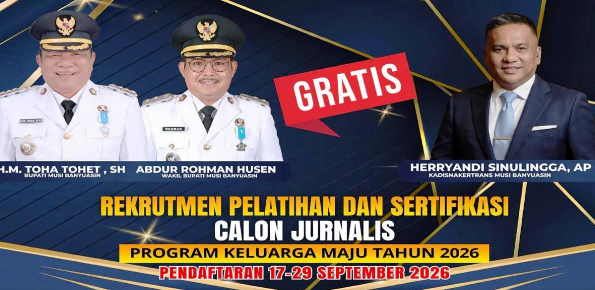 Disnakertrans Muba Gelar Pelatihan Bersertifikasi untuk Calon Jurnalis dan Humas Berkompeten