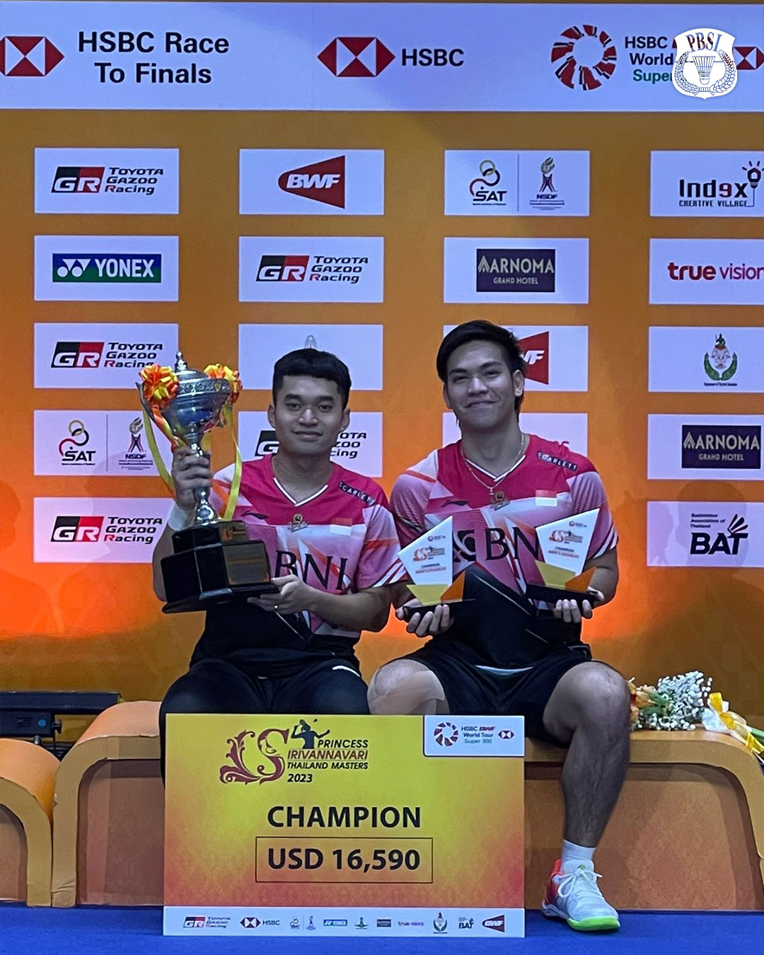 Leo/Daniel  Naik ke Ranking 10 Dunia Setelah Menjadi Juara Indonesia dan Thailand Master 2023 