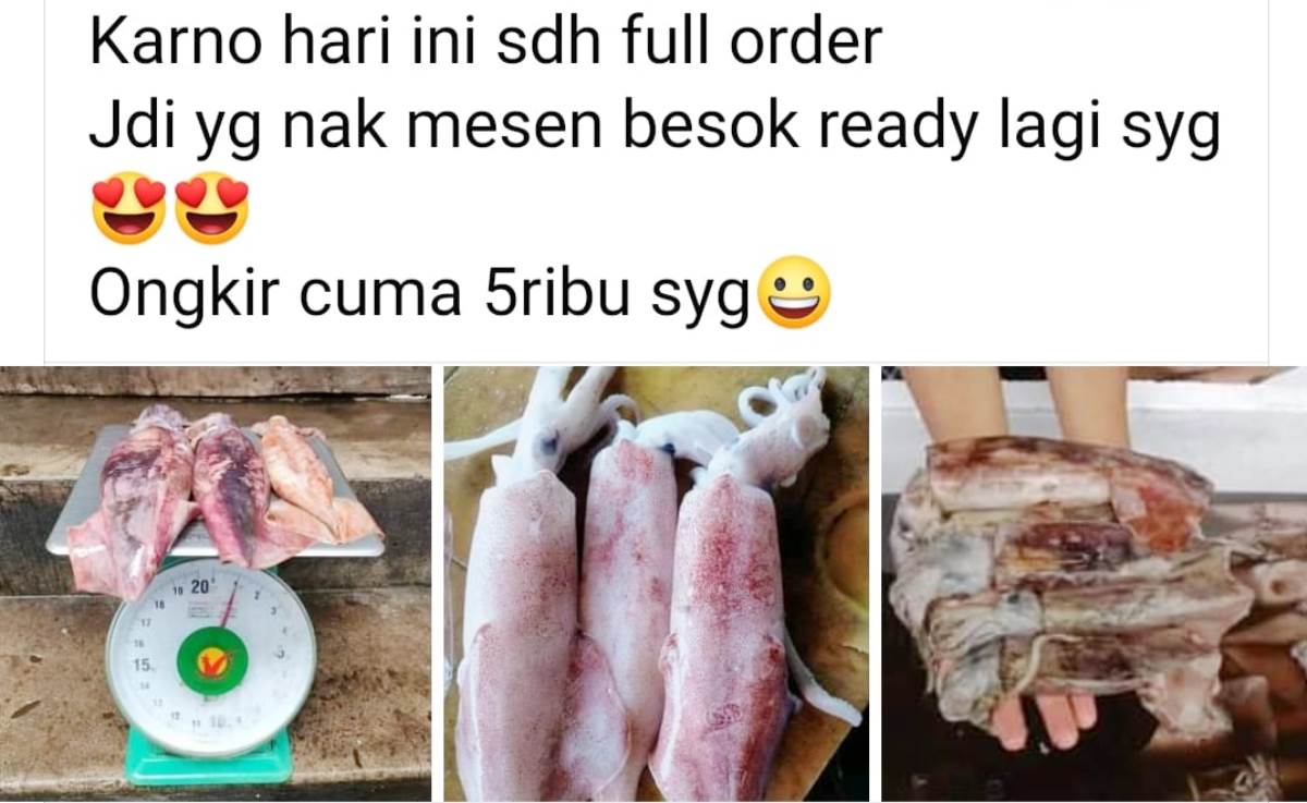 Viral, Cumi Jumbo berseliweran di Beranda Facebook 