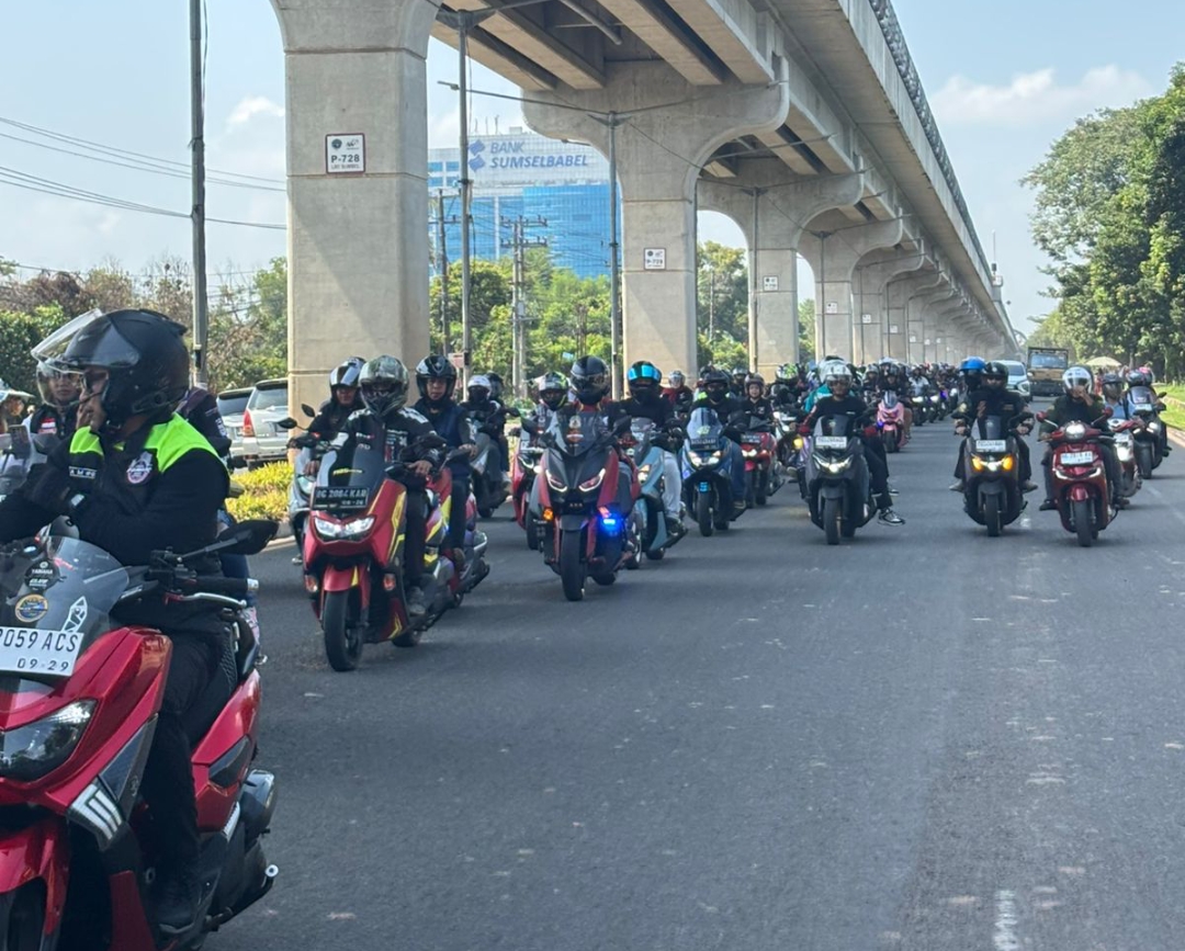 Ratusan Riders Ramaikan Maxi Day 2025 Palembang, Thamrin Brothers Rayakan 1 Dekade Yamaha MAXI Series