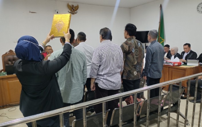 Hakim TIPIKOR Terus Gali Fakta Dibalik Kebijakan Pengurangan BPHTB Proyek Revitalisasi Pasar Cinde