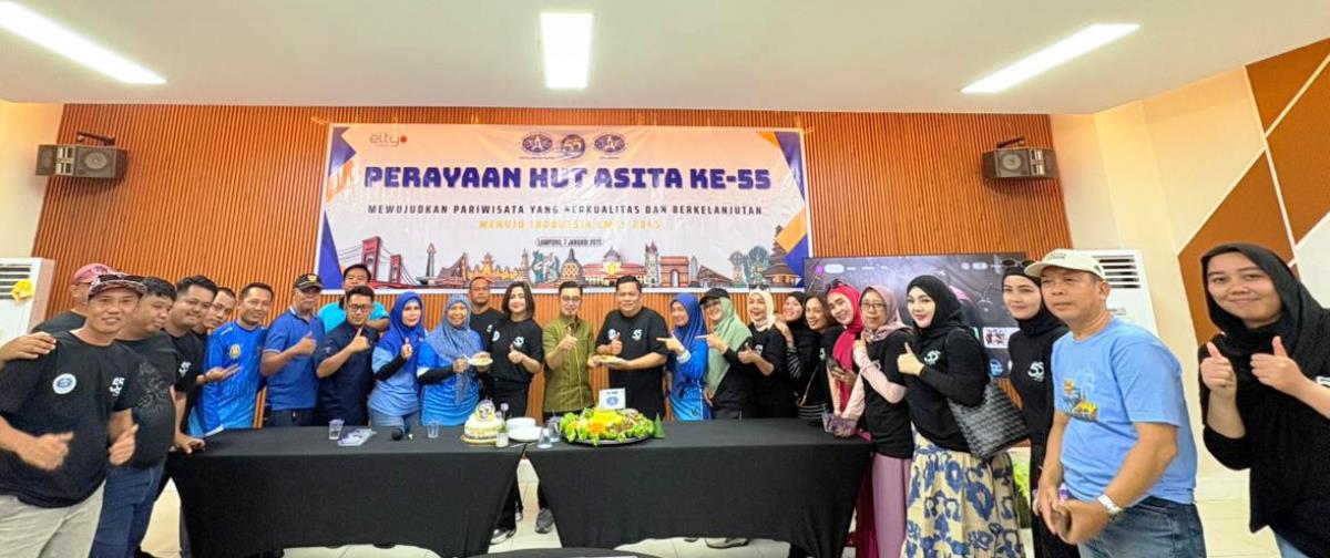 HUT ASITA ke-55, ASITA Sumsel Famtrip ke Lampung