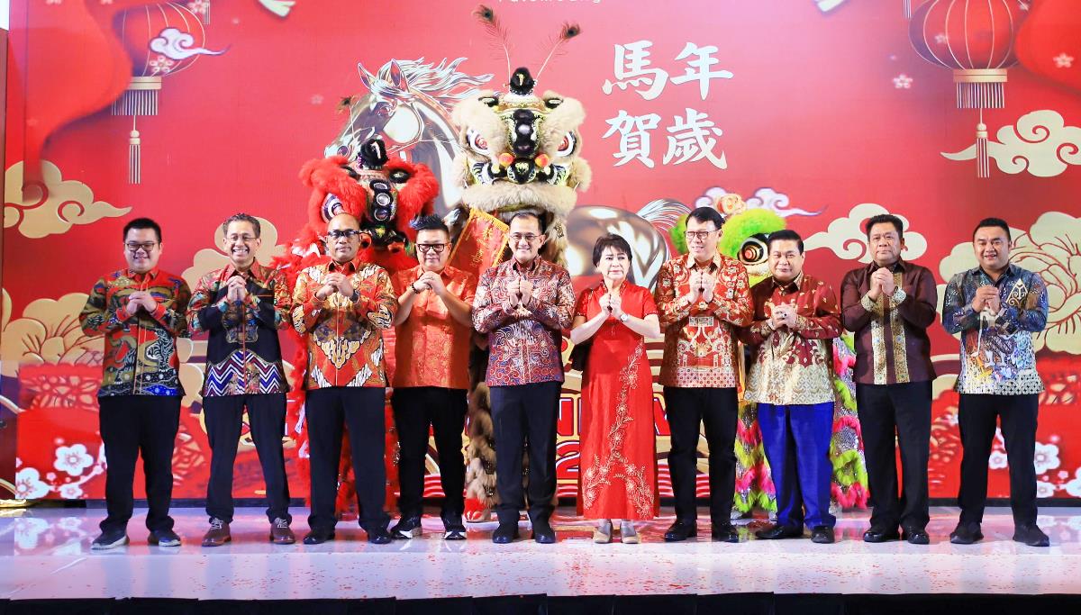  Imlek Bersama Warga Tionghoa, Tegaskan Komitmen Harmoni dan Persatuan di Sumsel