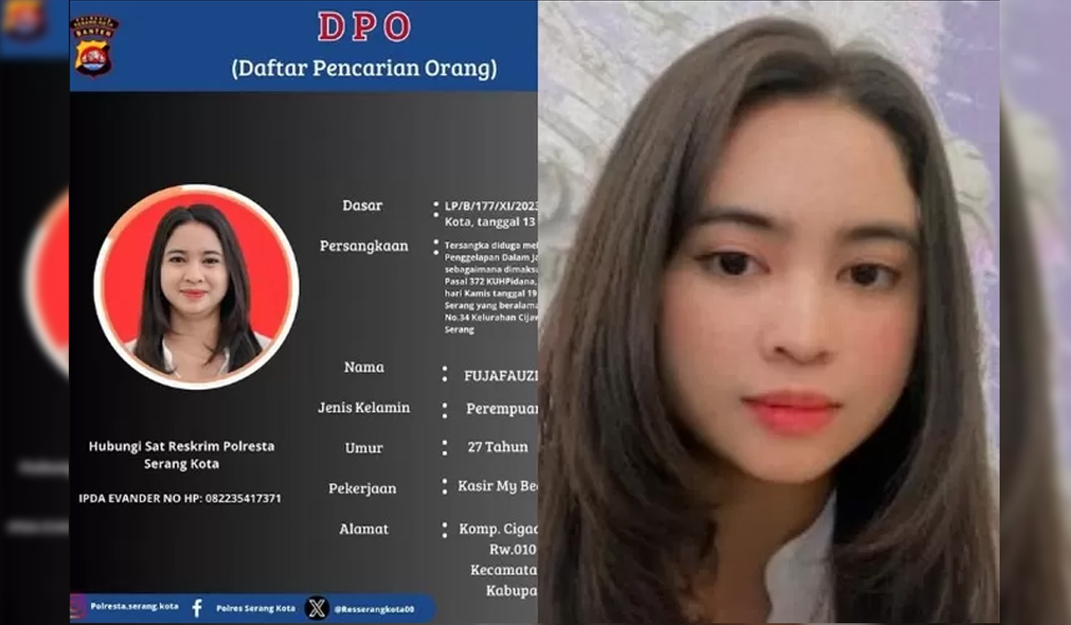 Fuja Jadi DPO, Karyawan My Beauty Store yang Gelapkan Uang Toko Sebesar Rp1,3 Miliar