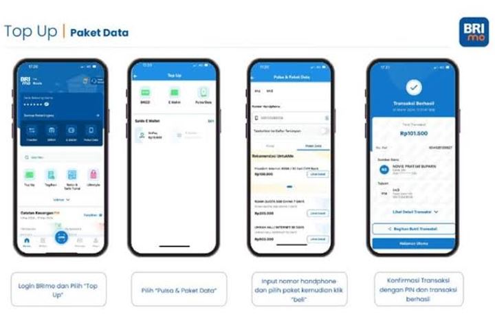 BRImo Tawarkan Beragam Kemudahan, Termasuk Urusan Paket Kuota