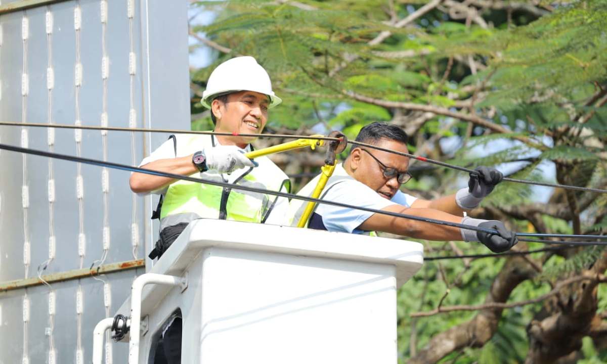 Pemkot Palembang Mulai Tata Kabel Semrawut, Program Ducting Utility Dimulai di POM IX