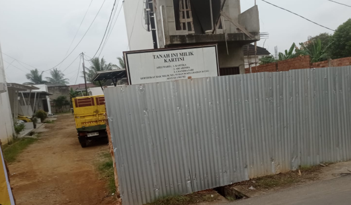 Pemilik Tanah Tutup Akses Warga Perumahan Najwa Residence 2, Kesal Tak Kunjung Dilunasi Developer