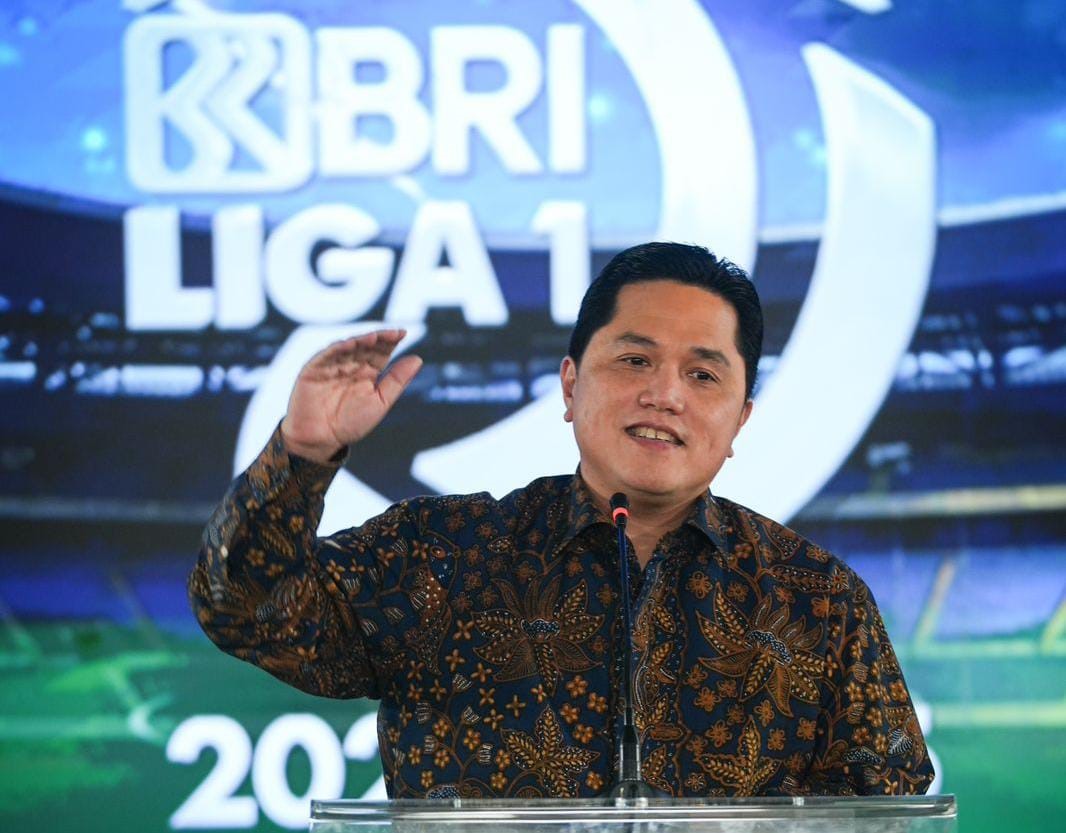 Erick Thohir Targetkan BRI Liga 1 Musim 2024/2025 Bisa Bersaing di Level Asia