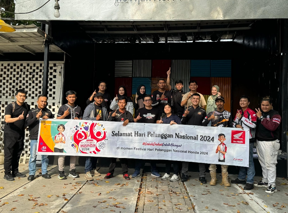 Astra Motor Sumsel Ajak HPCI Chapter Palembang Keliling Palembang Rayakan Harpelnas 2024