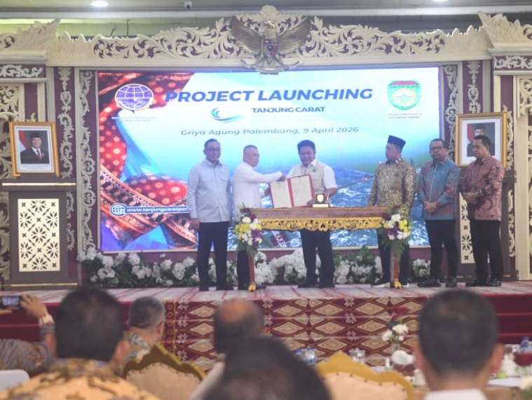 Launching Pelabuhan Tanjung Carat, Herman Deru: Permasalahan Adminstrasi dan Tanah Selesai Hari Ini 