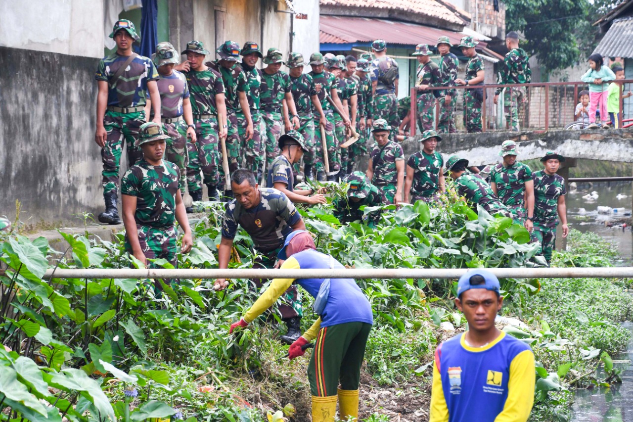 Korem 044 Gapo Gelar Karya Bakti, Sambut Hut Kodam II Sriwidjaya