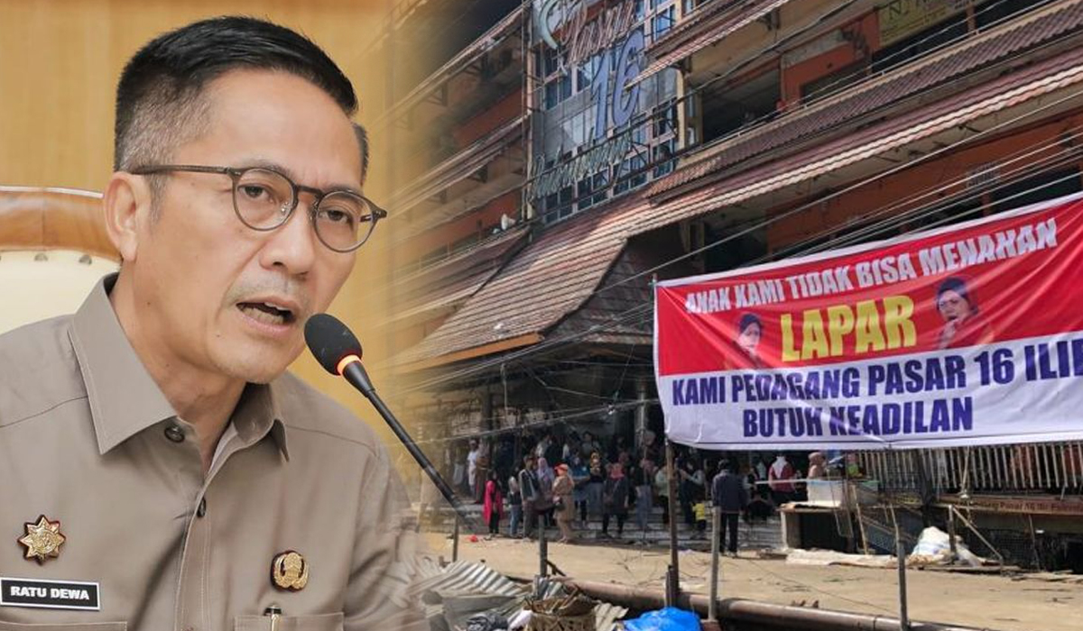 Ratu Dewa Minta Penetapan Harga Sewa Pasar 16 Ilir Palembang Dibahas Bersama