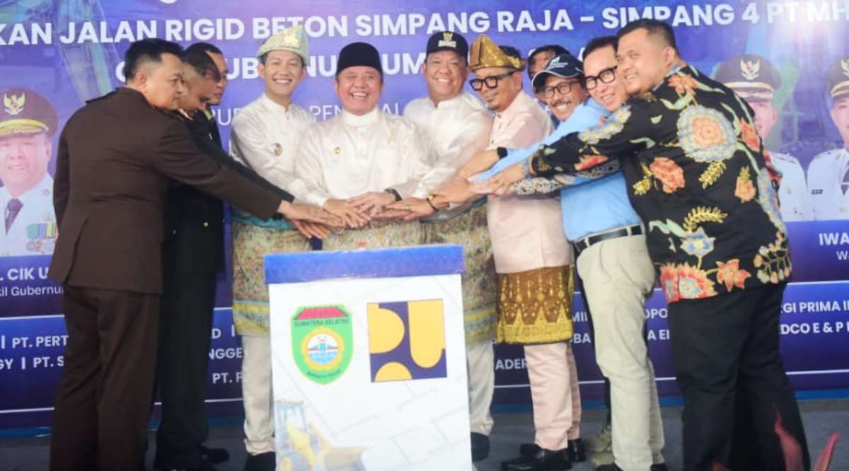 Ground Breaking Jalan di PALI, Gubernur Herman Deru Targetkan Infrastruktur Dorong Segitiga Emas Sumsel