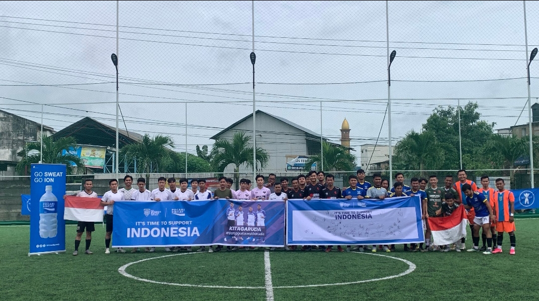 Lebih Dari 1000 Pemain Bola Bersama Pocari Sweat Memberikan Dukungan Untuk Tim Garuda Di Piala AFF 2022