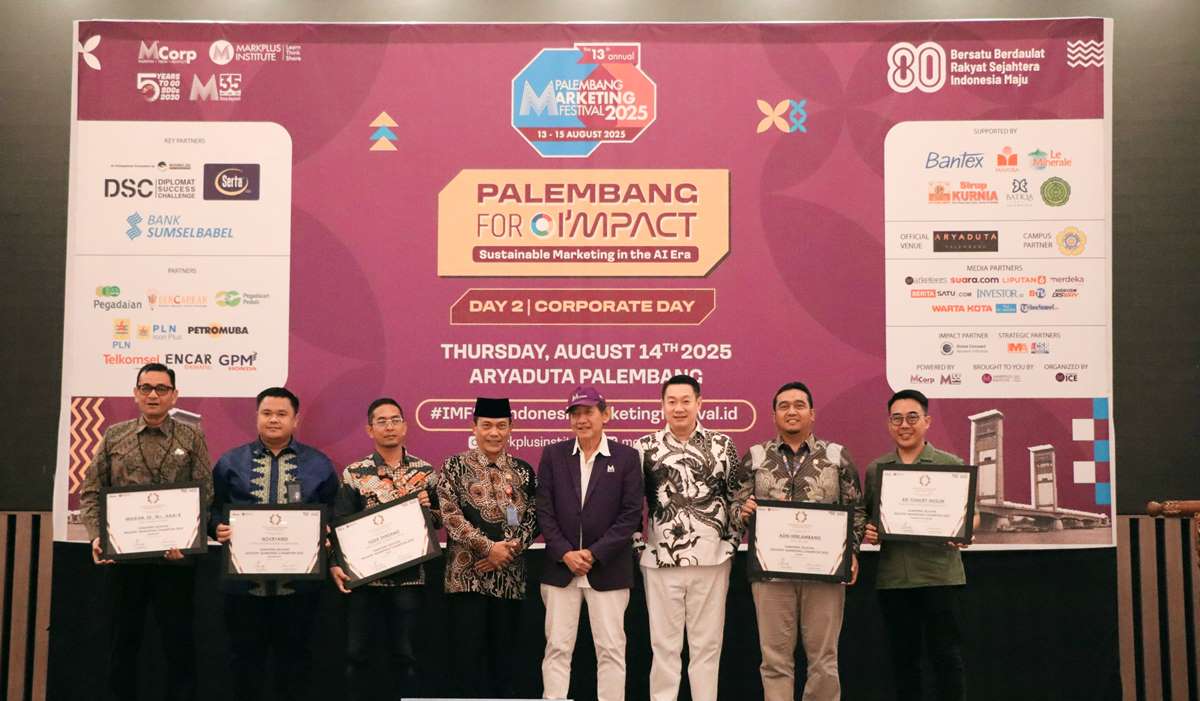 PLN UID S2JB Raih Penghargaan Industry Marketing Champion Sumatera Selatan 2025