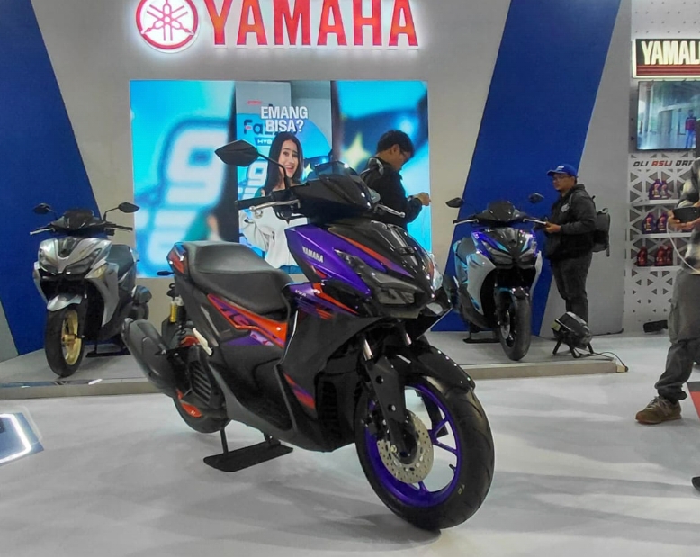 Meluncur di IIMS 2026, Yamaha AEROX ALPHA Pamerkan Warna dan Grafis Anyar yang Anti Mainstream