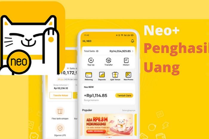 Gampang, Cara Dapat Uang dari Aplikasi Neo+ untuk Penghasilan Tambahan