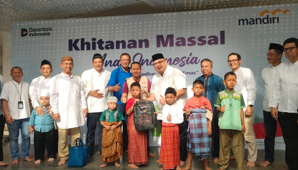 Bank Mandiri dan MAI Gelar Khitanan Massal Nasional, Bantu 105 Anak Penerima Manfaat di Sumsel