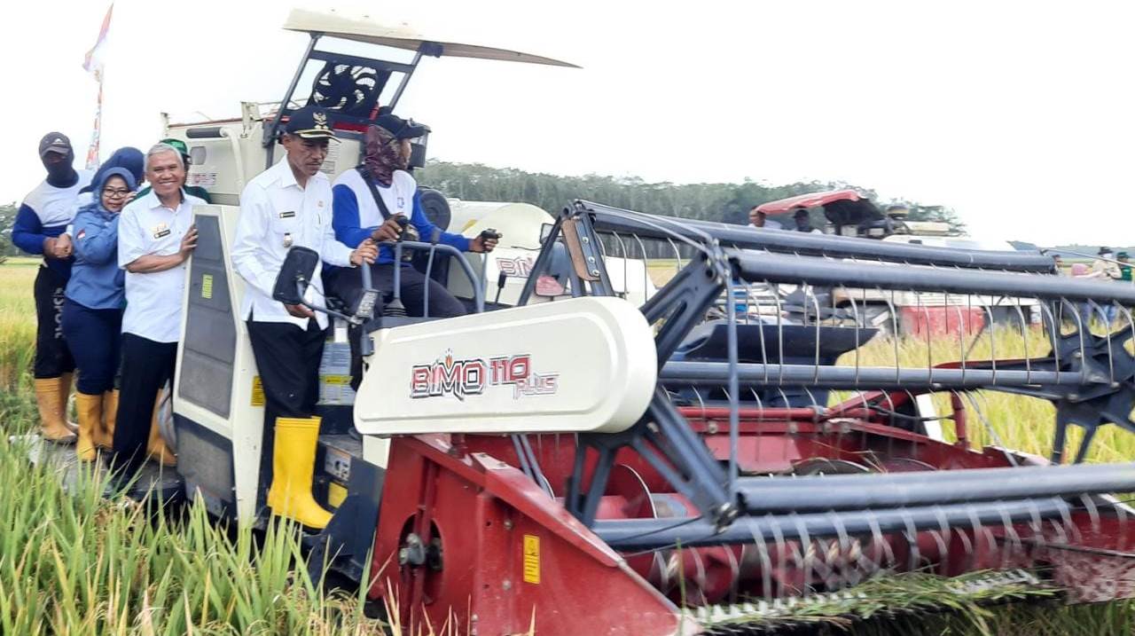 Panen Raya Melimpah, Wabup OKI Minta Kawal Harga Beras dan Gabah Stabil