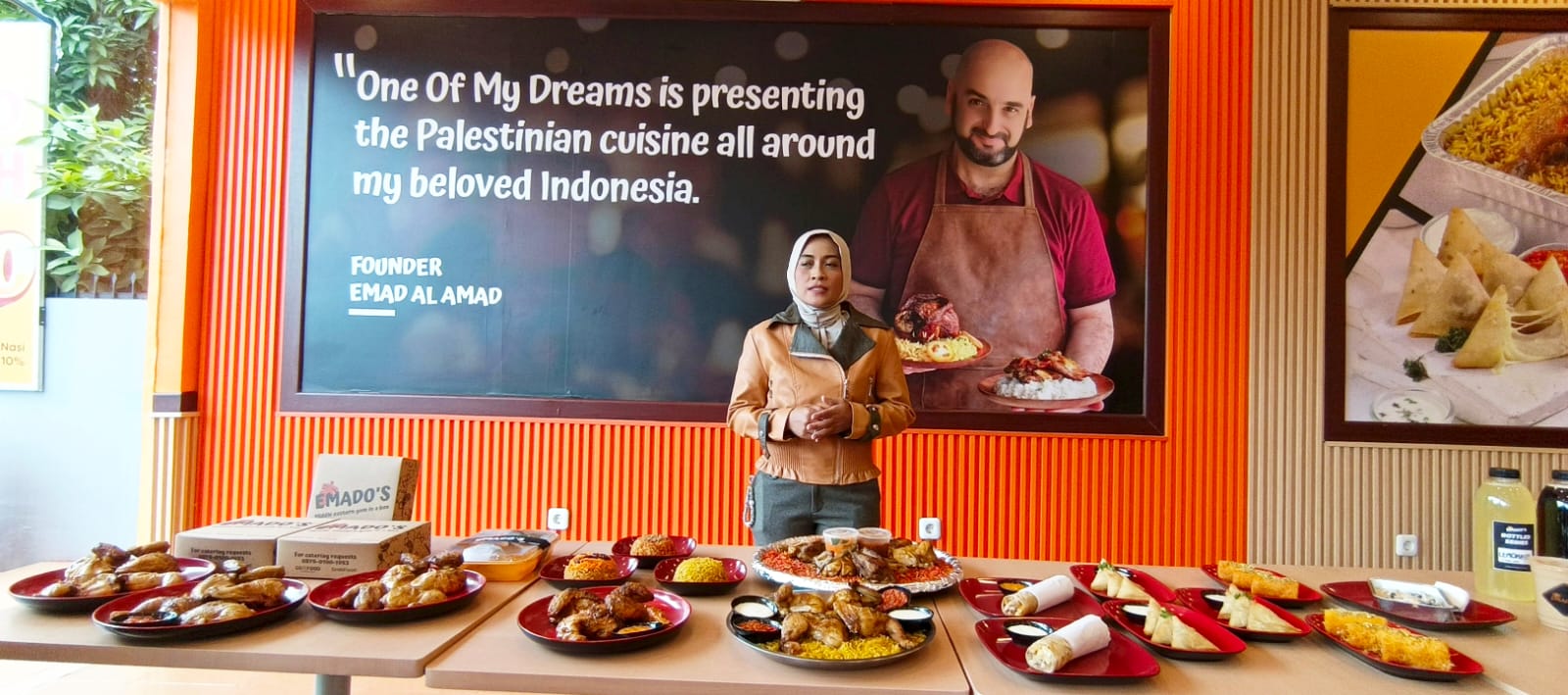 Emado's Kuliner khas Timur Tengah Hadir Pertama di Kota Palembang