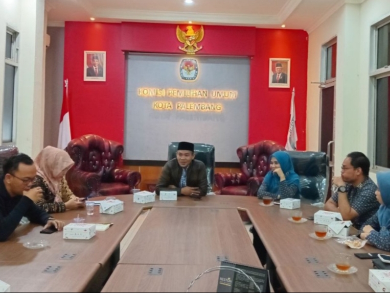 Optimalisasi JKN, BPJS Kesehatan Sambangi KPU Palembang, Pastikan Petugas Pemilu Skrining Kesehatan
