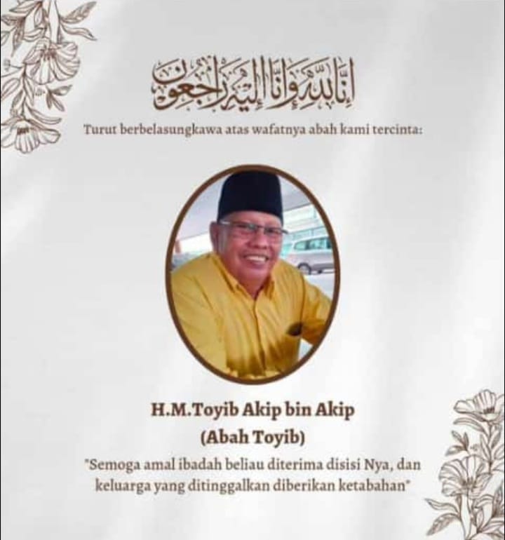  Abah Toyib Akib Tutup Usia, Dikenal Sosok Berjiwa Sosial Tinggi