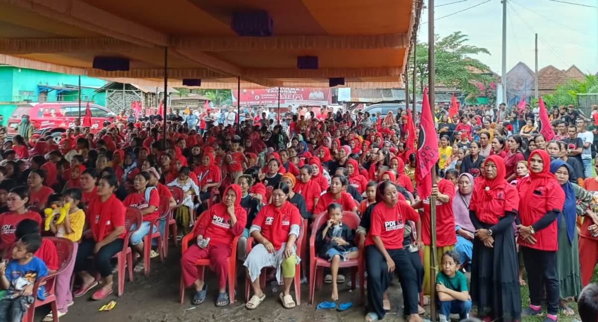 Disambut Antusias Masyarakat, Caleg PDI Perjuangan Hj Rita Suryani Gelar Kampanye di Muratara