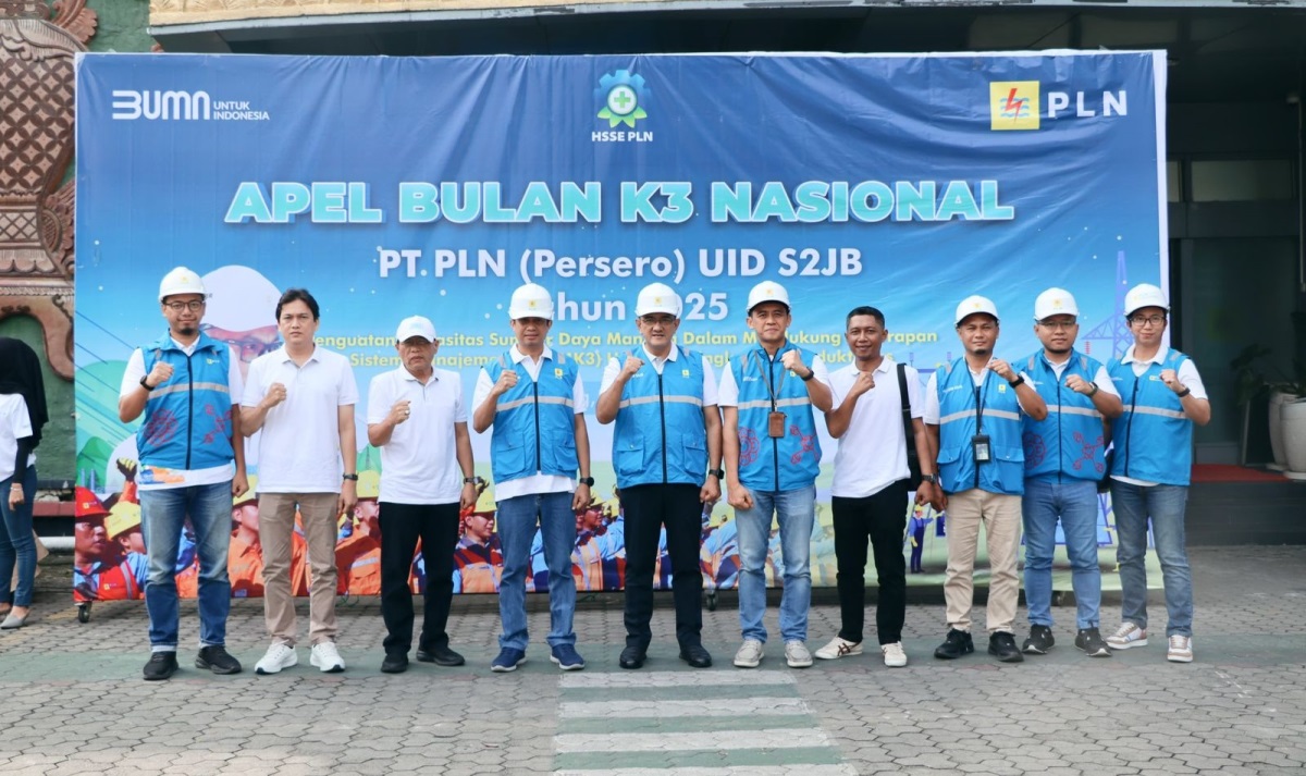 PLN UID S2JB Gelar Apel Peringatan Bulan K3 Nasional 2025, Komitmen Tingkatkan Kapasitas SDM 