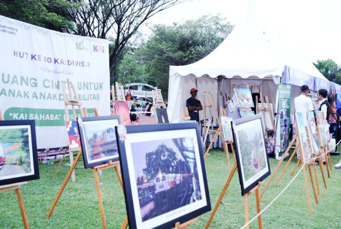 KAI Divre III Palembang Ajak Sahabat Disabilitas dan UMKM Meriahkan HUT ke -80 PT KAI