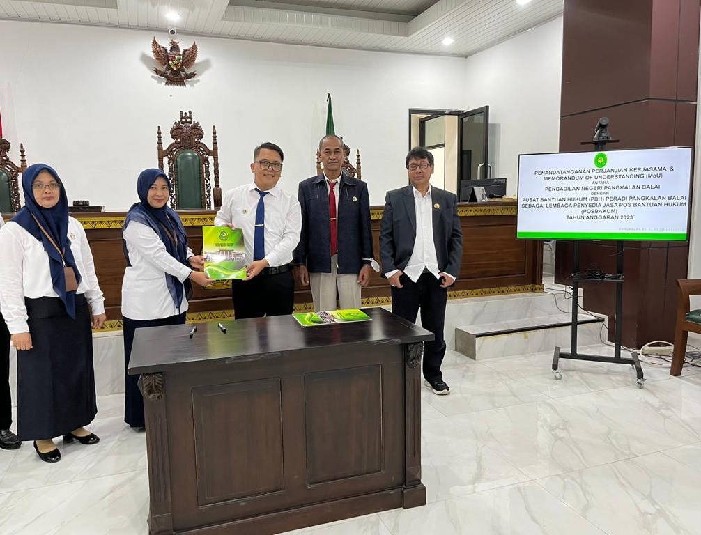 PBH Peradi Pangkalan Balai Berikan Bantuan Hukum Bagi Warga Kurang Mampu