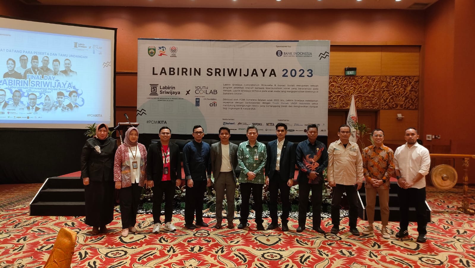 PCMI Sumsel dan Youth Co:Lab Beri Kesempatan Wirausahwan Muda Lewat Labirin Sriwijaya 2023