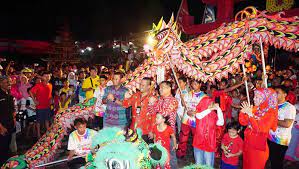 Perayaan Cap Go Meh di Pulau Kemaro Tetap Meriah, Meski Tanpa Hiburan Wayang
