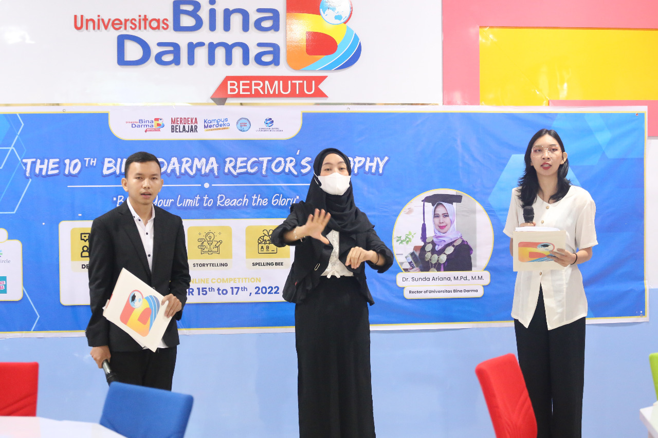 Meriah, Pembukaan The 10Th Bina Darma Rector’s Trophy Asian Online Competition